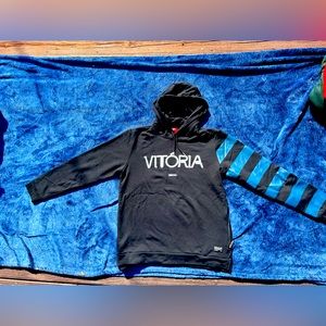 Black Nike Vitoria Football Club Hoodie Size Medium